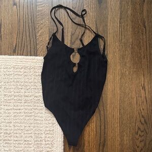 Urban Outfitters Black Kids Bodysuit